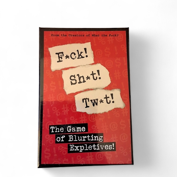 “Fck! Sht! Tw*t!” The Game of Blurting Expletives - New in Box - Picture 7 of 7